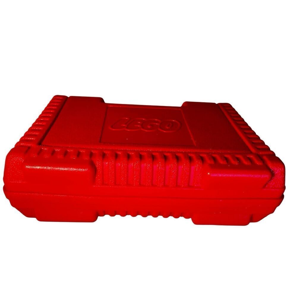Vintage 1984 Lego Red Storage Container Bin Carrying Case